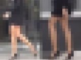【フルHD】パンスト美脚のOLさん