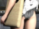 【10本セット】駅で遭遇した超絶劇フレアミニスカート女子大生？が通風口の上で仁王立ちでパンチラした（再編版）