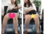 STAY HOME企画　新婚旅行に出かける美人若妻の対面エロ過ぎる股間の奥から黒パンチラ