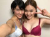文●区の総合病院勤務の看護師2人とハーレム3P！スケベな顔にザーメンぶっかけww