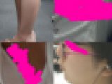チク◯覗き、フロントブラ透け！！なま足ペロペロ！ロりおっぱい女子大◯1年生～さん！！