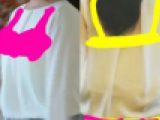 食い込みお尻パンティ透け、ブラかっぷ透けのOLお姉さん！！