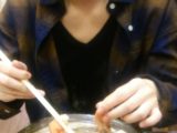 赤外線・逆さ撮り（後輩との食事編）