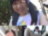 【美少女×都会露出】可愛すぎる美少女がフェラ露出青姦　都会で破廉恥淫らな危険行為　露出ドライブ車中で露出