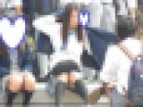 制服姿の可愛いコを発見！！（ＦＨＤ）大変です！！パンツが見えてますよ１５
