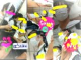 セーラー服の可愛いお嬢さん、、腋の下ペロペロ覗き～