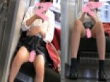 【綺麗な股】正面派？低空派？【ミニスカJK】