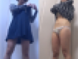 【個室盗撮】ショート美女の着替えを個室盗撮！めっちゃスタイルいいです！！！！！！！