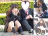 激安＆大特価販売！！制服姿の可愛いコを発見！！（ＦＨＤ）大変です！！パンツが見えてますよ１６～２０