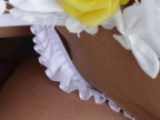 コミックマーケット コスプレ スタイル抜群美人レイヤーさんの超露出ウェディングコス★セクシー産毛丸見え★7分 コミケ