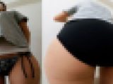 【ワンコイン人妻パンチラ】友達との食事なのに気合いの紐パン履いて行くハウスキーパーおばさん