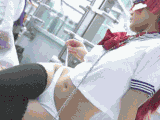 【スーパー高画質】一眼熱写！コスプレお姉さん大好き37[ニーハイと白パンツ合わせ]