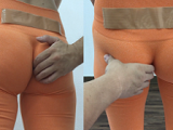 【フルHD高画質】オレンジレギンスの食い込みマッサージ