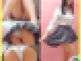 素人パンチラ in 自宅で個人撮影会 vol.006 ミニスカ制服系モデル ミスコン女子大生 ももちゃん
