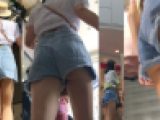 【4K60P街撮り】Ｊ◯の尻肉
