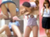 素人パンチラ in 自宅で個人撮影会 vol.007 ミニスカOL系モデル 主婦リオさん