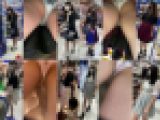 ★セット商品　お姉さんのテカテカパンツチラ４人分