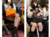 豪華２名の美人お姉さんの対面、真上からのエロ過ぎる生足美脚281