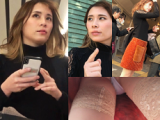 【超絶美人なおねえさんがお尻丸出しホワイトTバックだなんて、、、】完璧スタイルのスカートの中は肉感最高峰の神尻☆