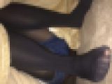 こたつの中の黒タイツ～こたいつ④～動画あり