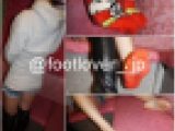 【画像＋動画】２０才ギャルなネイリストちゃんの、ブーツで蒸れて湿ったソックス！残り香素足！