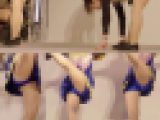４ｋ美人JDチアリーダーハイライト04 集合と大開脚　
