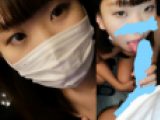 極上体験】待望の初顔出し！彼氏持ち女子〇生がパイズリ＆極上フェラをしてもらう