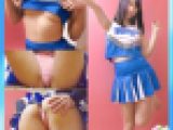 素人パンチラ in 自宅で個人撮影会 vol.039 元気いっぱいチアリーダー☆コスチューム☆現役Ｊ３モデル ナルちゃん　「アハ