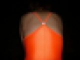 個人撮影　マニア向け　蛍光オレンジ　スク水　１