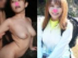 【露天風呂3P】三密無視してチンポで分からせられるF乳21歳JD／乳首に男根W擦り付け／生ハメ乱交でザーメン無許可中出し【個撮】