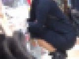 ショートヘヤ女子盗撮