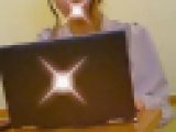【美女】カフェでリモート中のお姉さんを盗撮してたら色々みせてくれました(笑)【痴女】