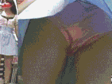 レジ待ちパンチラ04「後で映像みて驚いた！モロケツ」