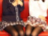 １８歳の美少女２人！ハーレム写真集①（黒タイツ+肌色ストッキング）100枚