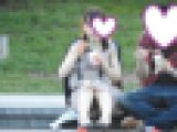 お座りお姉さん発見！！（ＦＨＤ）大変です！！パンツが見えてますよ４３