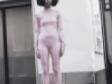透け透けレオタード　ダンス
