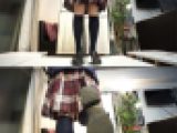M-05)コスプレ制服で何かを踏みつけ・蹴り