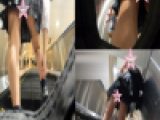 【逆さP】たまらんJKの生尻【エスカレーター】