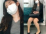 無防備に爆睡中のスケベすぎるミニスカOL（其の一）