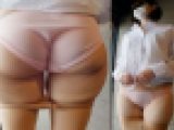【ワンコイン人妻パンチラ】「やる気の無さ」にイライラして思わず説教！育休から現場復帰した営業おばさん