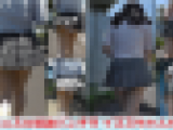 超ミニスカ追跡パンチラ　イズミちゃんセット１