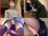 【禁断】ホテルマンのお姉さんのパンチラ盗撮セット３