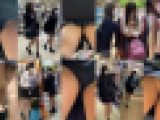 JK風の逆さ見せパンチラ動画６人分　２８２