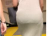 【クロッチエロ尻】セクシーニットワンピースのエロ尻。クロッチパンティーラインがガッツリ見える最高肉尻。この肉尻に精子【561】