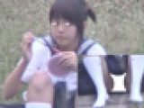 J○ セーラー服 股開きパンモロ