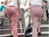 【2名・春爛漫なピンクパンツ着衣尻】