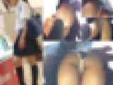 ロリカワ女子下半身に容赦なく盗撮！ぷりぷり幼尻に食い込むPがエロ過ぎる！白猫作品vol,3