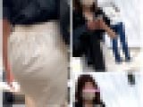 【ブルバックパンティー！】ギャル尻！フルバックパンティーでお尻を覆う。デカいお尻だけど感度抜群！？肉棒に求める女【585】