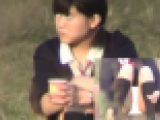 J○ 清楚系 股開きパンモロ 接写撮影