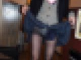 雑誌の取材を受ける超美人受付嬢④（制服+黒ストッキング）１００枚